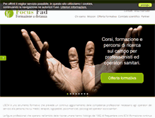 Tablet Screenshot of focusfad.it